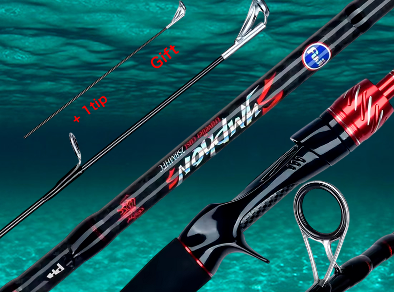 Caña de Pesca Biutifu Symphons para Eging