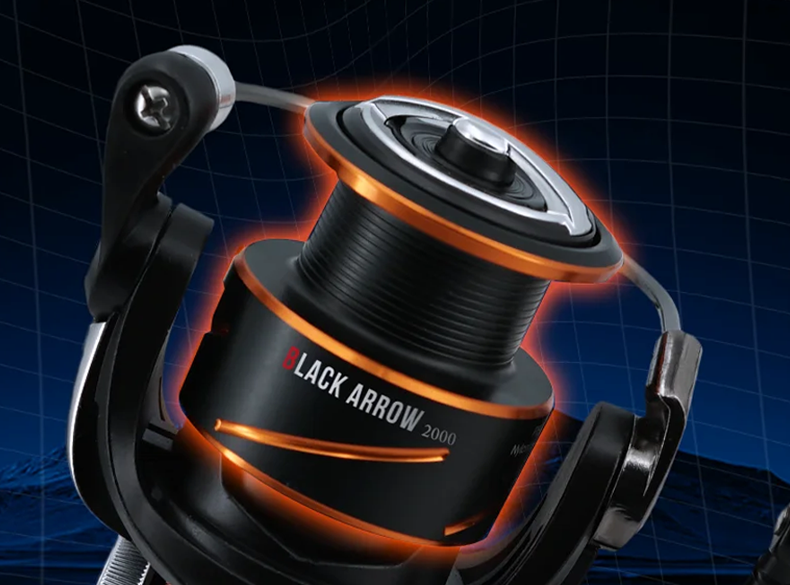 Carrete Seasir Black Arrow para pesca de calamar y sepia