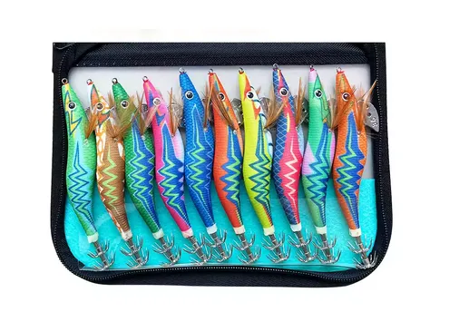 Kit señuelos rayo para eging barato